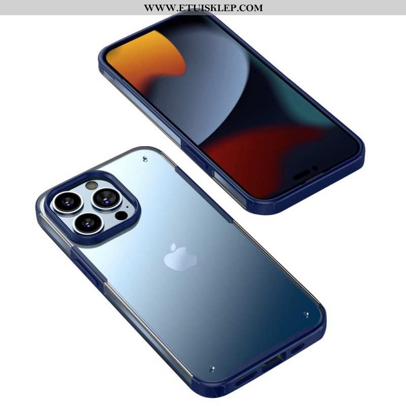 Etui do iPhone 14 Pro Max Półprzezroczyste Silikonowe Krawędzie